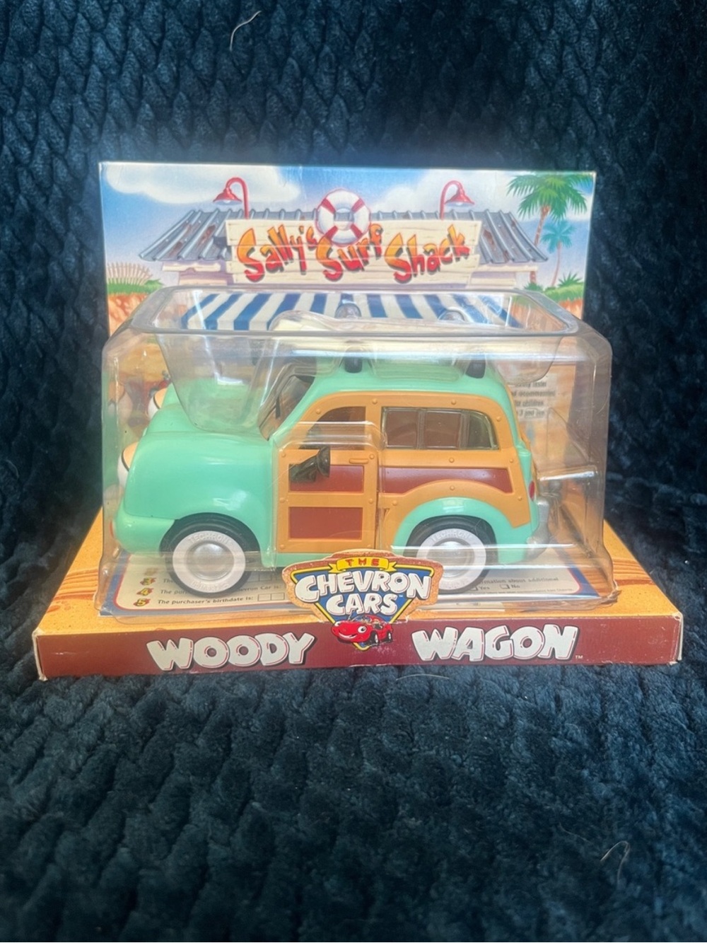 Woody Wagon Kids Toy - Mint Green